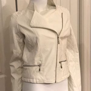 White Leather Jacket